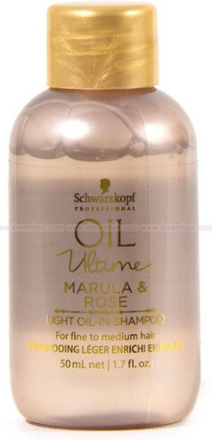 Schwarzkopf Professional Oil Ultime Marula Rose Light Oil In Shampoo