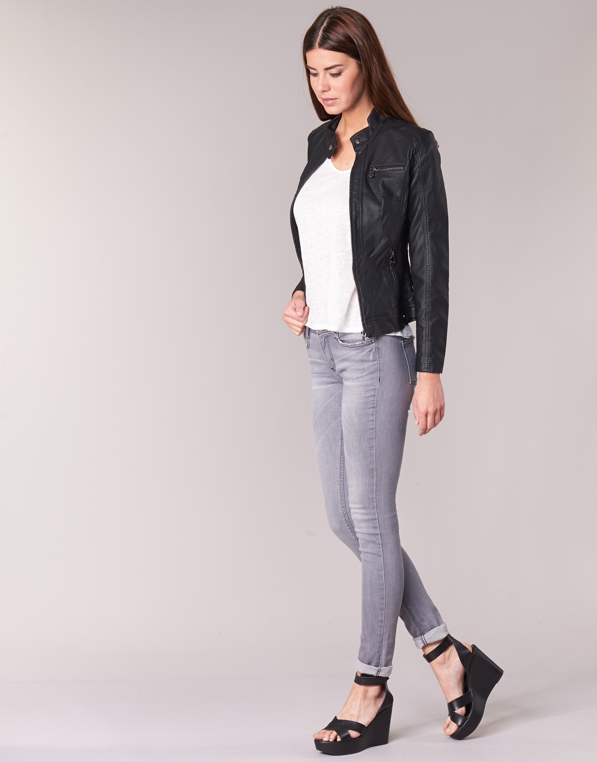 Moony Mood Kožené bundy PUIR Moony Mood