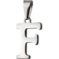 BM Jewellery Prívesok písmeno F z chirurgickej ocele S401015