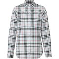 Burberry Button-down Collar Vintage Check Cotton Shirt - Blue