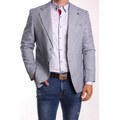 Pánske športovo-elegantné sako ENZO (320) - bledomodré