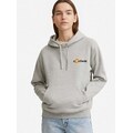 Bavlnená mikina Wood Wood X Garfield Jenn Hoodie Double Trouble 30042401-2424 GREY MELANGE dámska, šedá farba, s kapucňou, s potlačou