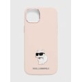 Puzdro na mobil Karl Lagerfeld iPhone 15 Plus / 14 Plus 6.7'' ružová farba