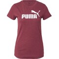 PUMA Funkčné tričko 'ESS' vínovo červená / biela