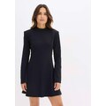 bonprix Mini šaty so strihom do A, zvonové rukávy, farba čierna