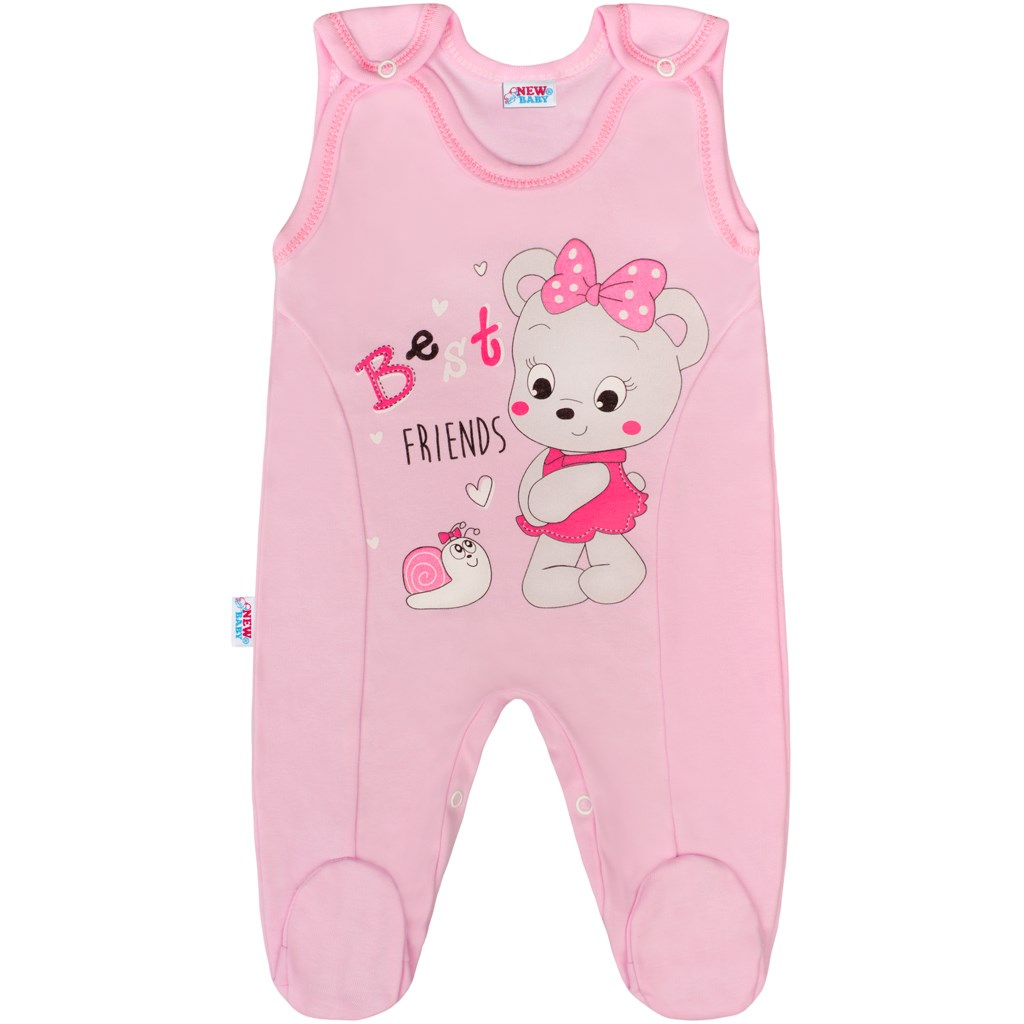 Dojčenské dupačky New Baby myška ružové - veľ.86