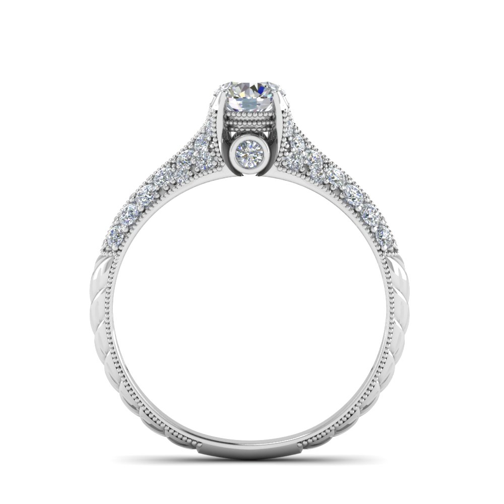 Olivie Strieborný zásnubný prsteň 2177