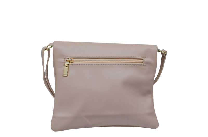 Ružová kožená talianska crossbody kabelka Tina Rosa Vecchio NovaKabelka.sk