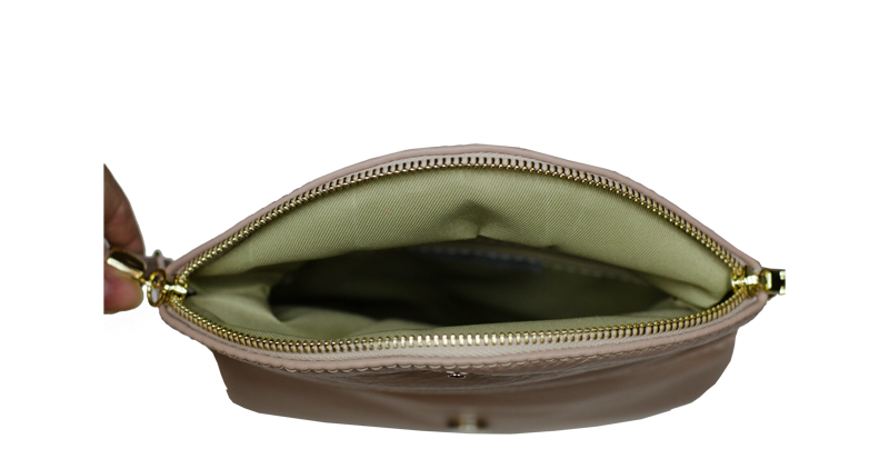 Ružová kožená talianska crossbody kabelka Tina Rosa Vecchio NovaKabelka.sk