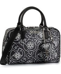 Dámska luxusná taška na notebook čierny lak kroko ST01 15.6