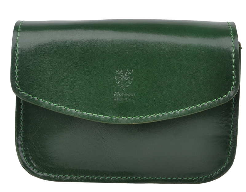 Zelená kožená talianska crossbody kabelka Lona Verde Scura NovaKabelka.sk