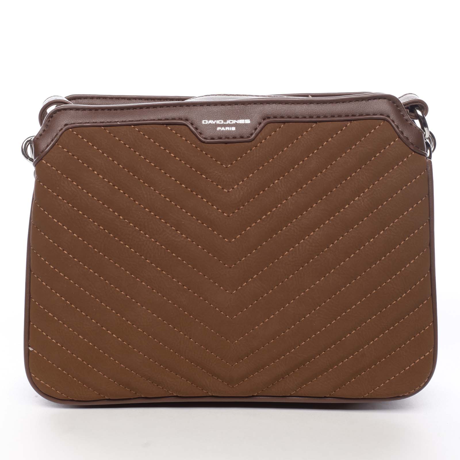 Dámska crossbody kabelka hnedá - David Jones Majvis hnedá