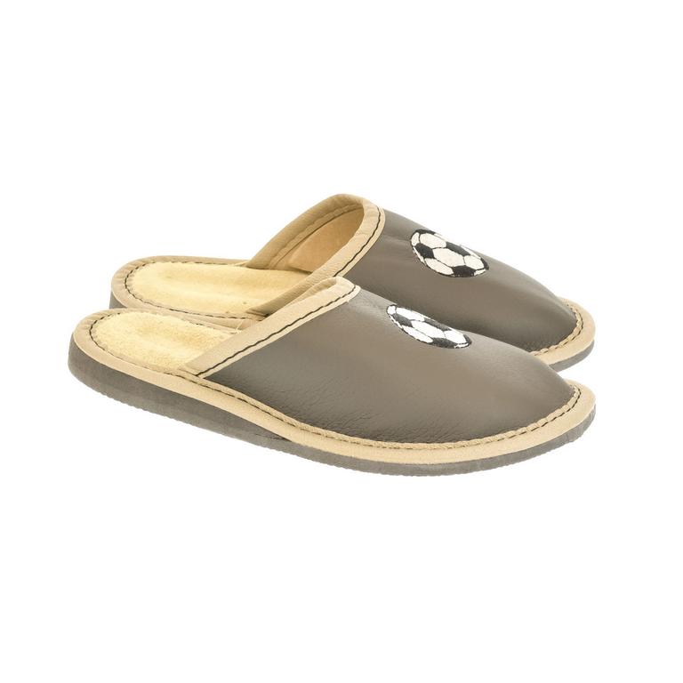 JOHN-C Detské sivé papuče TIMKO