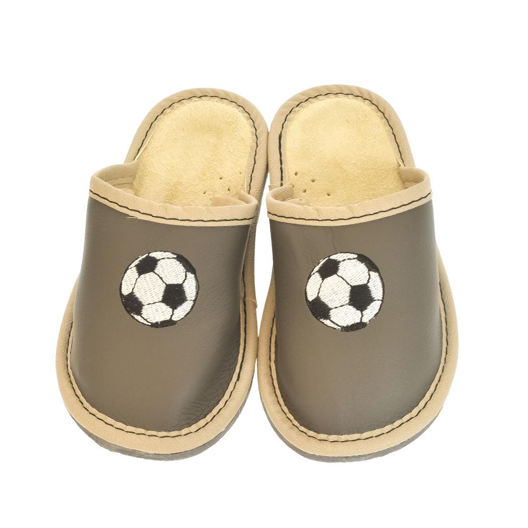 JOHN-C Detské sivé papuče TIMKO
