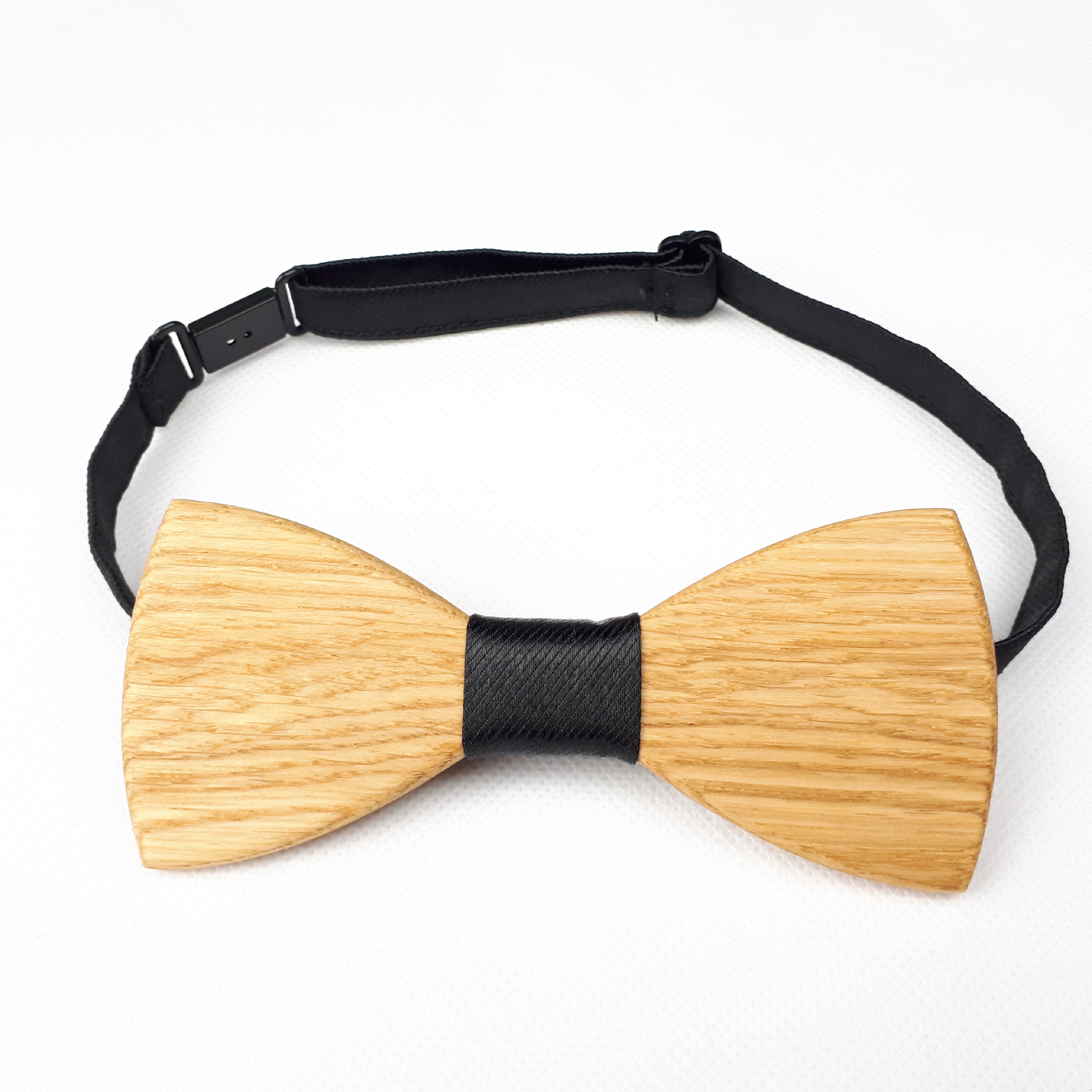 Creattiva Drevený motýlik dub - čierny