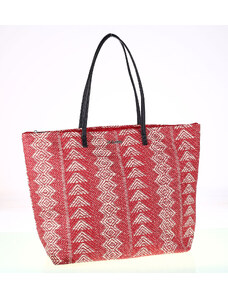Dámska taška Kbas s etno vzormi červená