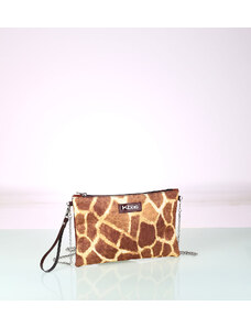 Listová kabelka z eko kože Kbas s potlačou žirafa 085715
