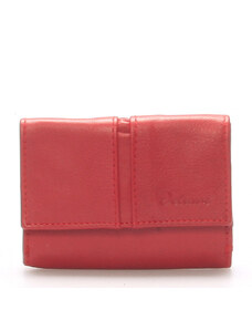 Kožená červená peňaženka - Delami 9386 červená