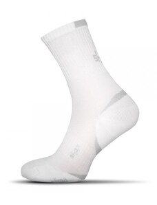 Buďchlap Bavlnené pánske ponožky v bielej farbe Clima Plus