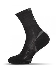 Buďchlap Bavlnené pánske ponožky v čiernej farbe Clima Plus