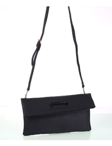 Dámska kabelka s odnímateľným ramienkom eko koža Kbas čierna