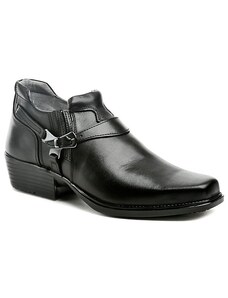 Koma 1026 čierne pánske westernové topánky
