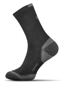 Buďchlap Termo bavlnené ponožky čierne