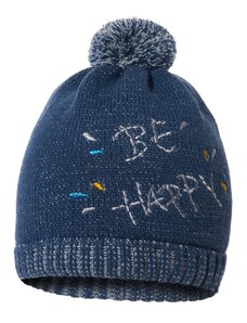Broel Zimná čiapka dvojvrstvová modrá - Be Happy, obvod hlavy 45-47 cm