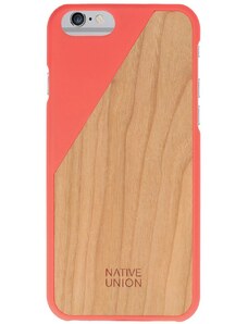 NATIVE UNION Kryt na iPhone 6 Clic Wooden Coral Red