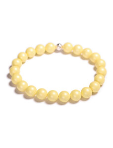 Lavaliere Dámsky perlový náramok – žlté perly z krištáľa Swarovského