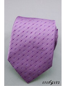 Fialová kravata s jemnými bodkami Avantgard 561-9670-1