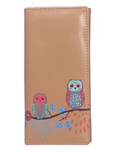 Intrigue Peňaženka Cute Owls Long - béžová béžová