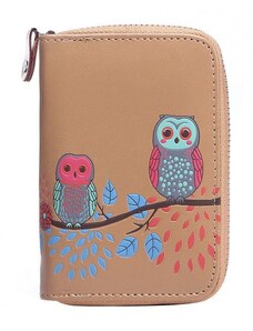 Intrigue Peňaženka Cute Owls - béžová béžová