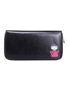 Peňaženka Intrigue Geisha Long - čierna černá