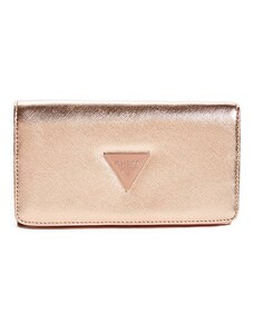 Outlet - GUESS peňaženka Abree Flap Wallet ružovozlatá, 10616