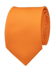 Quentino Neonově oranžová pánská kravata
