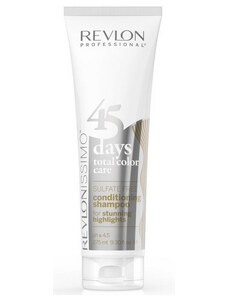 Revlon Professional Revlon 45 Days Total Color Care Shampoo & Conditioner 2in12 v 1 šampon a kondicionér proti žloutnutí 275 ml