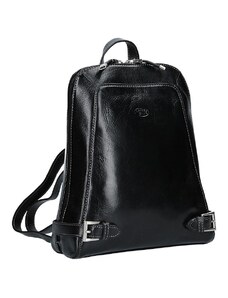 Dámsky kožený batoh Katana 82358 - čierna