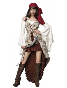 Kompletný romantický kostým pirátkska nevesta Mask Paradise 80103