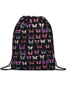 Miss LU Vak Stylish Cool Butterfly - ružový čierna