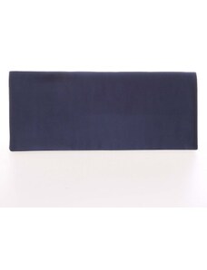 Decentná saténová listová kabelka tmavomodrá - Delami P355 modrá