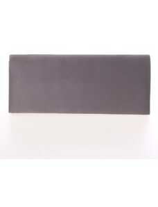 Decentná saténová listová kabelka tmavosivá - Delami P355 šedá