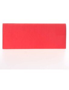 Decentná saténová listová kabelka červená - Delami P355 červená