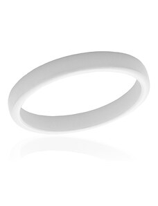 BM Jewellery Dámsky biely keramický prsteň S433050