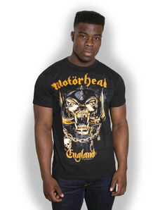 RUKA HORE Pánske tričko Motörhead Mustard Pig Čierna