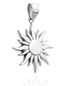 BM Jewellery Prívesok slnko z chirurgickej ocele S490065