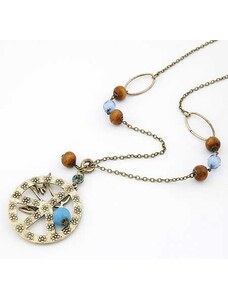 Lotka BNH162 - Mierotvorca - vintage gold náhrdelník