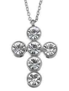 Lotka NH3310ZOC Dámsky náhrdelník z ocele s krížikom