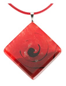 Sklenený náhrdelník WAGA