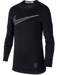 Tričko s dlhým rukávom Nike B Pro TOP LS COMP HO18 2 bq2186-010 M
